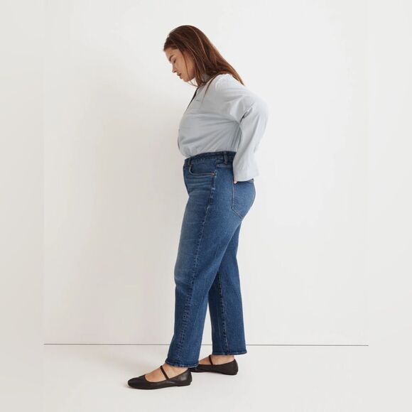 Madewell The Plus '90s Straight Jean in Barlow Wash Size 26W - Picture 5 of 13